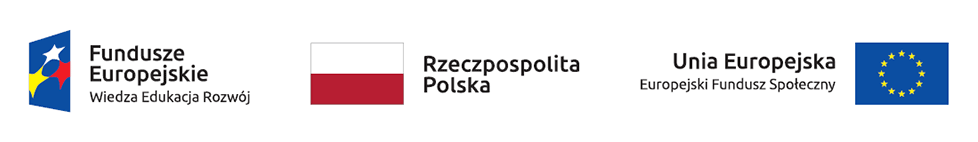 Projekty UE - belka z logotypami
