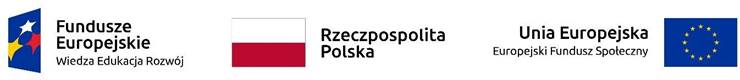 Fundusze UE - belka z logotypami
