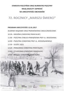 plakat - marsz śmierci