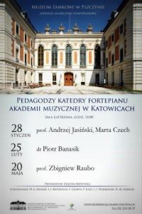 Recital fortepianowy - plakat