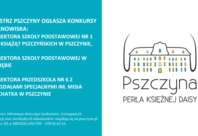Ogłoszenie o konkursach na stanowiska dyrektorów