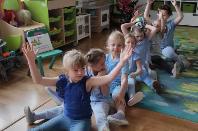 II Niebieska Olimpiada Sportowa w Przedszkolu nr 6 z Oddziałami Specjalnymi