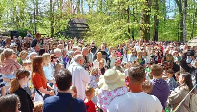 Święcenie pokarmów w Skansenie