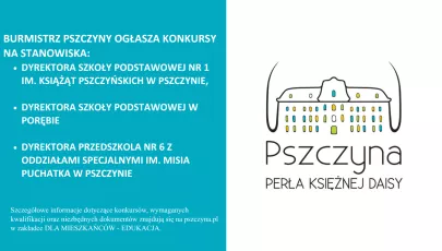 Ogłoszenie o konkursach na stanowiska dyrektorów