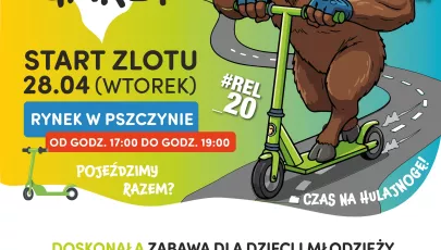Plakat - 1. Zlot Hulajnogarzy w Pszczynie