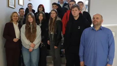 Wizyta uczniów Powiatowego Zespołu Szkół nr 2 w Pszczynie w Ratuszu